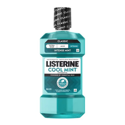 Listerine, Cool Mint Antiseptic Mouthwash, 16.9 Oz