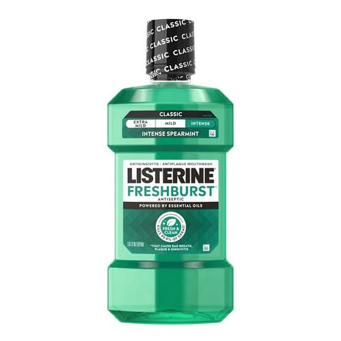 Listerine, Fresh Burst Antiseptic Mouthwash, 33.8 Oz