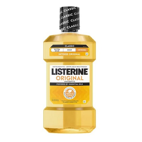 Listerine, Original Antiseptic Mouthwash, 33.8 Oz