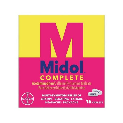 Midol, Menstrual Complete Maximum Strength, 16 tabs