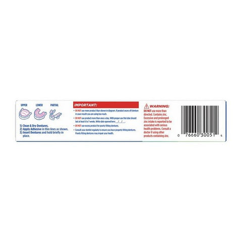 Crest, Fixodent Control Denture Adhesive Cream Plus Scope Flavor, 2 Oz