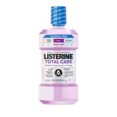 Listerine, Total Care Zero Mouthwash, Fresh Mint 16.667 oz