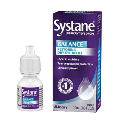 Clear Care, Systane Balance Lubricant Eye Drops Restorative Formula, Count of 1