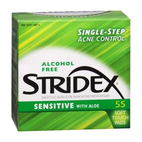Stri-Dex, Daily Care Acne Medication Pads, Sensitive Skin 55 each