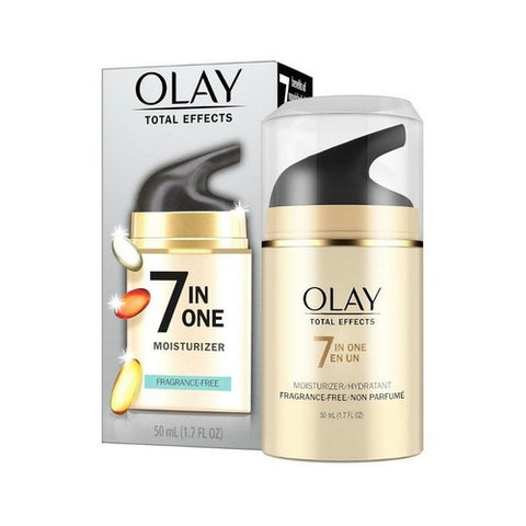 Olay, Total Effects 7-In-1 Anti-Aging Daily Moisturizer, Fragrance Free 1.7 oz