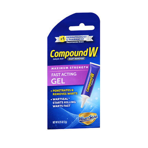 Compound W, Wart Remover Fast-Acting Gel, 0.25 oz