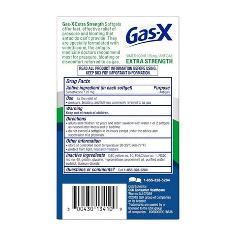 Gas-X, Extra Strength Soft Gel, 10 Count