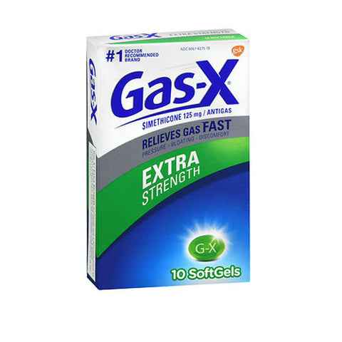 Gas-X, Extra Strength Soft Gel, 10 Count