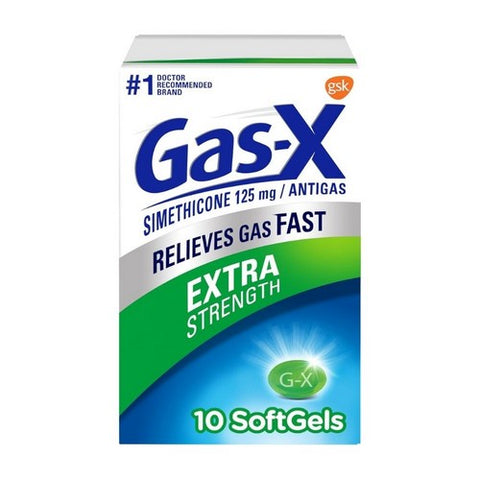 Gas-X, Extra Strength Soft Gel, 10 Count