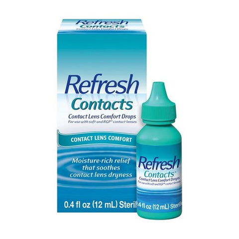 Refresh, Contact Lens Comfort Moisture Drops, 12 ml