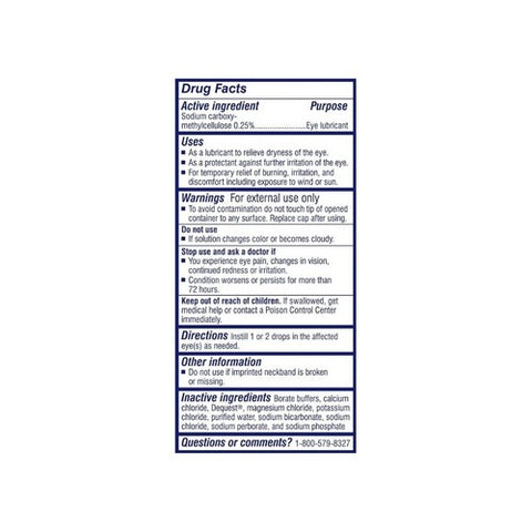 Theratears, Thera Tears Lubricant Eye Drops, 0.5 oz