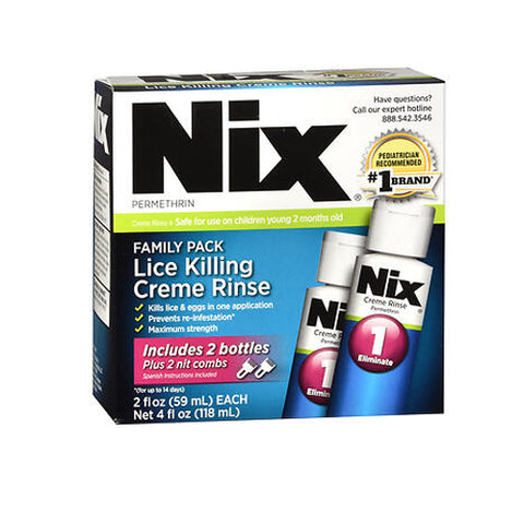 Nix, Lice Treatment Family Pack, 4 oz