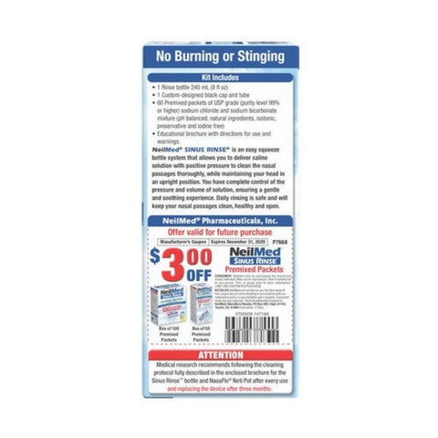 Neilmed, Sinus Rinse Kit, 1 each