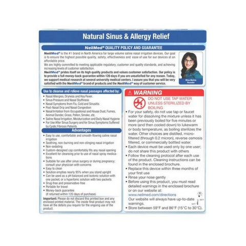 Neilmed, Sinus Rinse Kit, 1 each