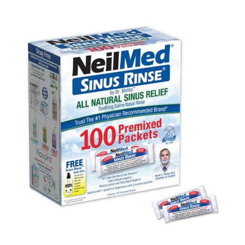 Neilmed, Sinus Rinse Premixed Packets, Box Of 100