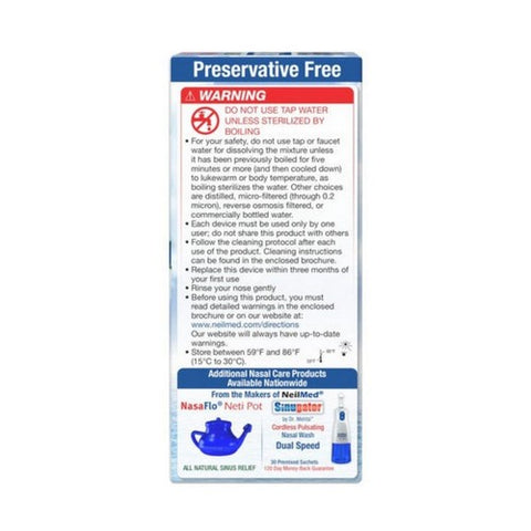 Neilmed, Sinus Rinse Premixed Packets, Box Of 100