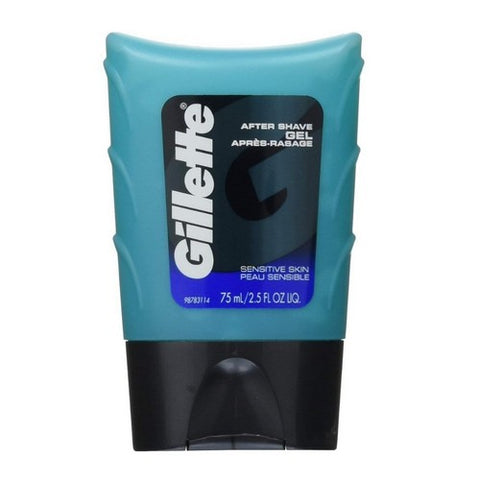 Gillette, After Shave Gel For Sensitive Skin, 2.5 oz