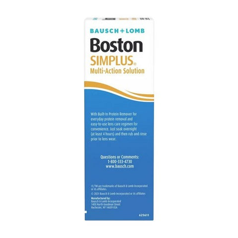 Bausch + Lomb, Bausch And Lomb Boston Simplus Multi-Action Solution, 3.5 oz