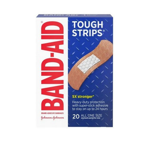Band-Aid, Tough-Strips Bandages All One Size, 20 ct