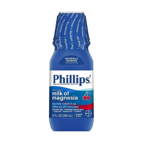 Philips, Bayer Phillips Milk Of Magnesia Liquid, Cherry 12 oz
