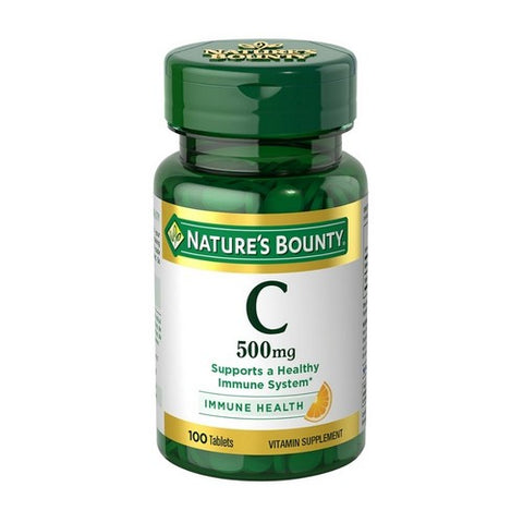 Nature's Bounty, Vitamin C, 500 mg, 100 tabs