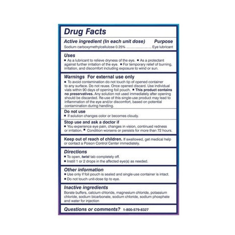 Theratears, Dry Eye Therapy Lubricant Eye Drops, 0.6 Oz