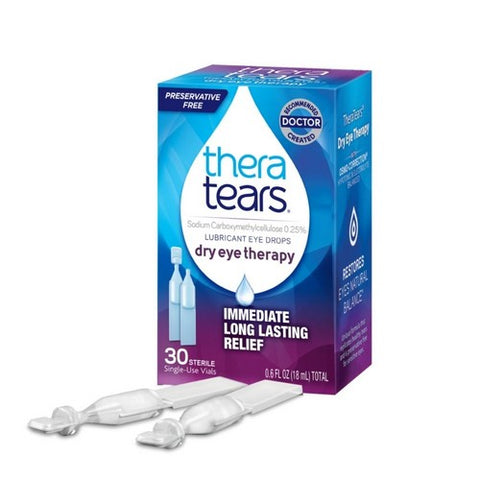 Theratears, Dry Eye Therapy Lubricant Eye Drops, 0.6 Oz