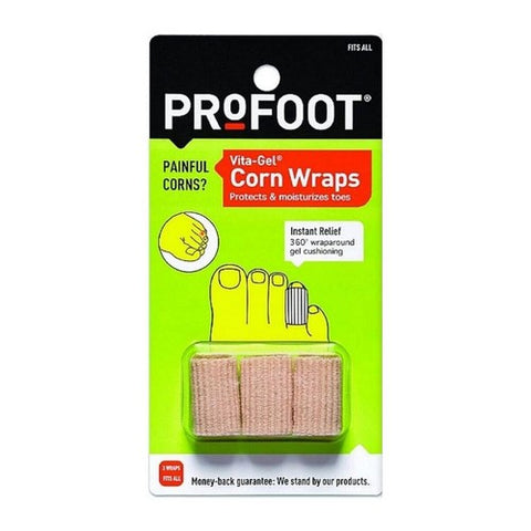 Profoot, Vita-Gel Corn Wraps, 3 each