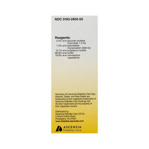 Diastix, Bayer Diastix Reagent Strips For Urinalysis, 50 each