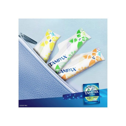 Tampax, Pearl Tampons With Plastic Applicators Super Absorbency, Fresh Scent 18 each