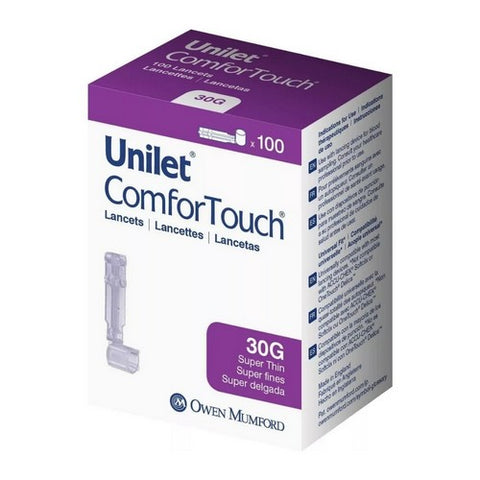 Unilet, Comfortouch Lancets, Model No : AT0465 100 each