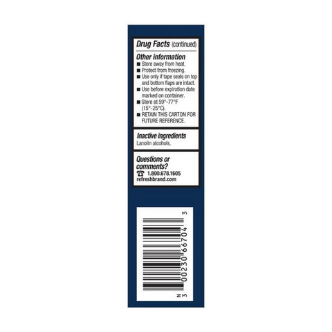 A&Z Pharmaceutical, Refresh P.M. Eye Lubricant, Count of 1