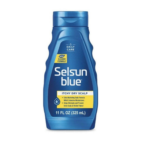 Selsun Blue, Dandruff Shampoo, Itchy Dry Scalp 11 oz