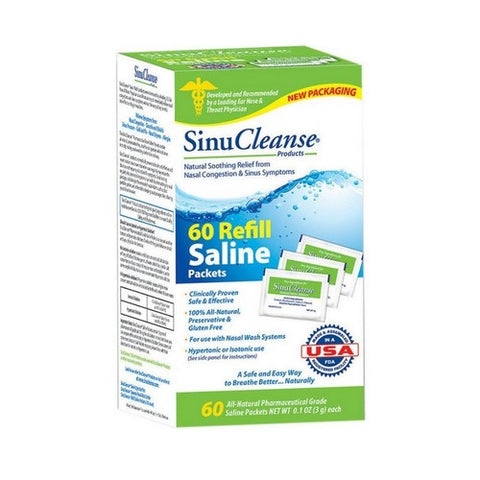 Sinucleanse, Saline Refills, 60 each