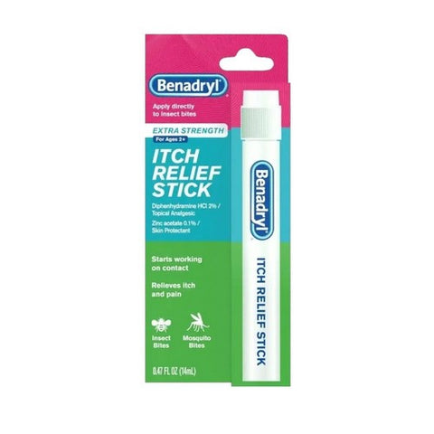Benadryl, Itch Relief Stick Extra Strength, 0.47 oz